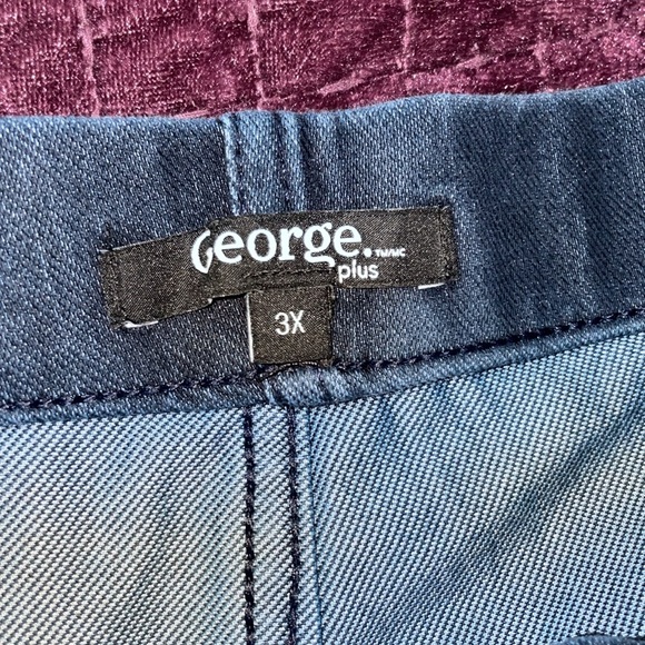 George 3xl Jeggings leggings tights blue in color - Picture 8 of 10